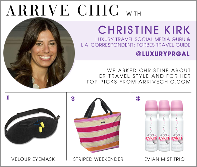 Arrive Chic with Christine Kirk: Travel Style Interview