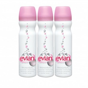 Evian Facial Spray Trio in Travel Giveaway: Spring Break Beauty Set