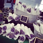 Lavender Bunches at the Rhinebeck Farmers Market